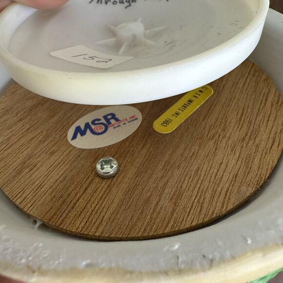 Vintage MSR Taiwan Elderly Couple Ceramic Through The Years Music Box - Picture 3 of 7